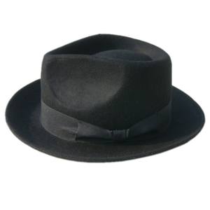 <span class=keywords><strong>Indiana</strong></span> <span class=keywords><strong>Jones</strong></span> Fedora Hat 100% ウールフェルトキャラメルメンズドレス帽子ビジネス & アウトドアシーン用 - Product Image 3