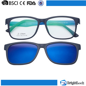 De moda más nueva visión nocturna clip on lentes flip-up marco óptica - Product Image 5