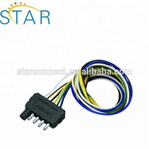 Nhà Máy 4 Way Trailer Cắm Dây Nối 4 Pin Khai Thác Nam/Nữ Mở Rộng Phẳng Dây Khai Thác Nhà Sản Xuất - Product Image 5