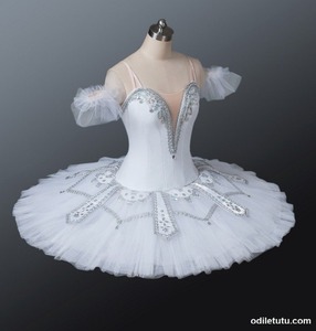 N0000152 <span class=keywords><strong>Tutù</strong></span> da Balletto <span class=keywords><strong>Bianco</strong></span> per Esibizioni di Danza per Ragazze, Modello Lago dei Cigni - Product Image 1
