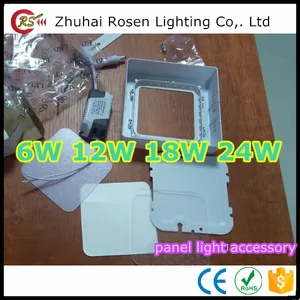 Guzhen led 灯泡 6w 12w 18w 24w led 筒灯面板灯 SKD 零件 LGP 外壳驱动器 PCB 漫射器
