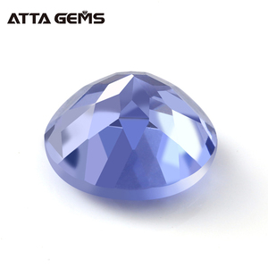 Pietra di Granato di Itrio e Alluminio YAG, Gemma Blu Taglio Brillante Rotondo, Sostituto del Diamante - Product Image 6