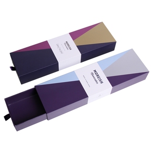 Box Sliding Small Paper Box Rectangular Cardboard Small Paper Pull Out Designer Slide Open Gift Box Mini Drawer Boxes Hardboard With Sliding Lid
