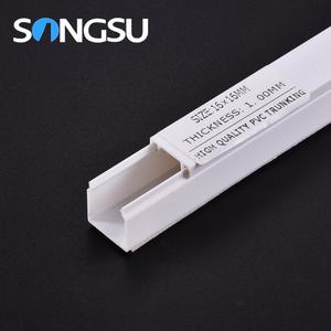 Haute qualité Personnalisé tailles électrique blanc fil protection câble pvc trunking cutter/pvc <span class=keywords><strong>plinthe</strong></span> conduit - Product Image 1