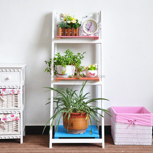 Étagères à fleurs en bois à 3 niveaux, présentoir à fleurs en bois debout - Product Image 2