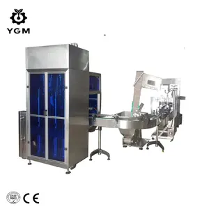 Servo Motor Automatic Honey Paste Bottle Filling Capping and Labeling Machine Liquid Packaging Glass Bottle Washing Machine