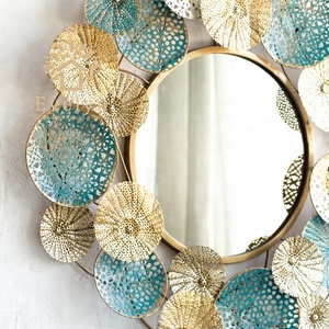 Evelyn home indoor wall decorative wall pieces flower old hanging mirror