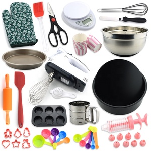 Ensemble de 20 pièces d'accessoires de décoration de gâteaux en métal écologiques pour débutants, <span class=keywords><strong>kit</strong></span> de pâtisserie, moules à <span class=keywords><strong>fondant</strong></span> - Product Image 1