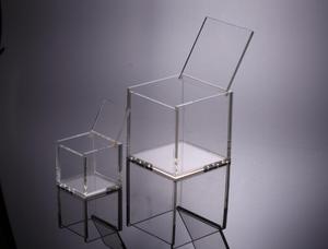 Bán buôn tùy chỉnh tự làm kích thước Đồ chơi mô hình con số hiển thị trường hợp hộp hiển thị với cơ sở màu đen phía dưới trường hợp màu acrylic - Product Image 2