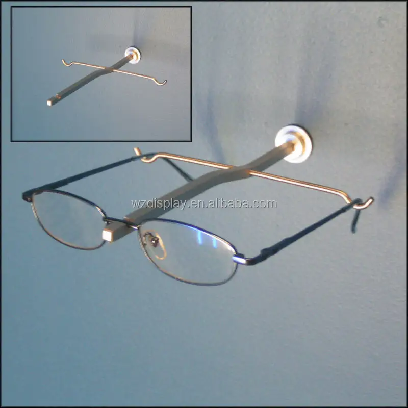 حامل عرض أحادي للنظارات الشمسية ، شاشة عرض للنظارات الشمسية مثبتة على الحائط ، نظارات من الألمونيوم