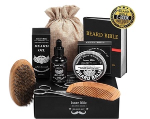 Kit de toilettage pour hommes, soins de la barbe, d'étiquette privée - Product Image 1