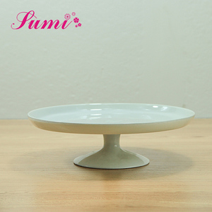 Hot Sale Custom Tableware <strong>Plate</strong> Layer Ceramic Cake <strong>Plate</strong> <strong>Stand</strong> for Wedding Party - Product Image 2