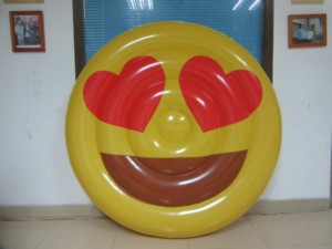 طفو مبتسم مضحك على الماء/السباحة طوف قابل للنفخ - Product Image 2