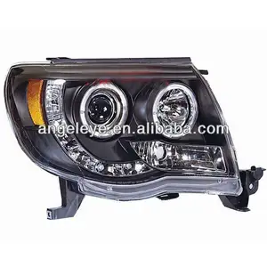 TACOMA Lampu Depan LED Angel Eyes, Lampu Depan untuk Toyota 2005-2008 Tahun