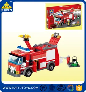 KAZI building blocks 59 cái decool lửa đồ chơi truck building gạch đồ chơi