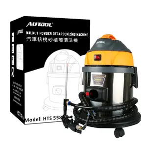 AUTOOL HTS558 Automotive Motor Wassen Inlaattraject Klep Schoon Machine diesel Systeem Walnoot Zand Carbon Afzetting Cleaner