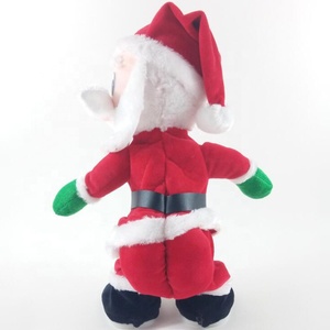 Papá Noel para fiestas, juguete <span class=keywords><strong>de</strong></span> decoración animada <span class=keywords><strong>de</strong></span> <span class=keywords><strong>Feliz</strong></span> <span class=keywords><strong>Navidad</strong></span> <span class=keywords><strong>de</strong></span> 13,7 pulgadas para cantar y bailar - Product Image 5