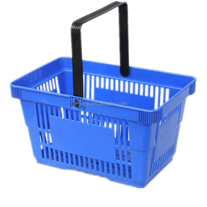 Cesta de plástico de un solo Mango para tienda, cesta de plástico de 22L, 445x290x245mm, de un solo Mango, para tienda - Product Image 2