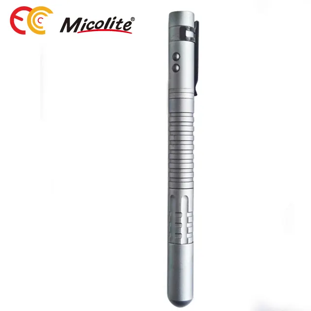 Led Engraved Pen Light with Red Laser