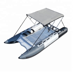 Voilier catamaran <span class=keywords><strong>gonflable</strong></span> 14 pieds - <span class=keywords><strong>Bateau</strong></span> de course 2 places avec daggerboard et trampoline - Product Image 2