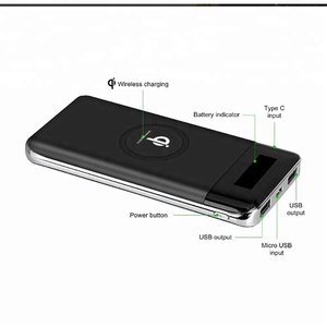 Power Bank con Caricatore Wireless, Prodotto di Tendenza 2025 negli USA, Nuovo Design di Power Bank Wireless - Product Image 1