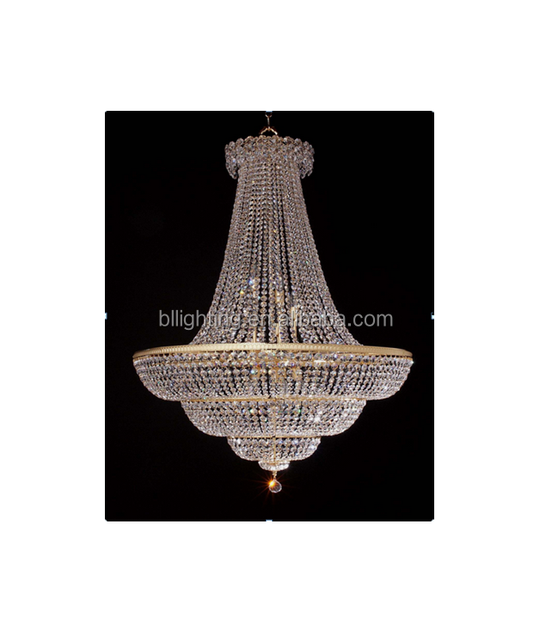 Modern Crystal Restaurant Classic Smart Light Crystal Chandelier Villa Hotel Decoration Golden Chandelier Pendant Lamp Wholesale