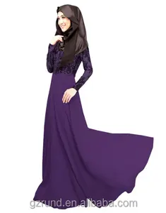 Guangzhou Runde Pabrik Garmen Desain Terbaru Baru Abaya Dubai 2017 Model Abaya Baru Di Dubai