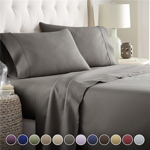 100% de bambú hoja de cama <span class=keywords><strong>king</strong></span> <span class=keywords><strong>size</strong></span>, barato Hotel funda nórdica, juego de cama de Bambú - Product Image 2
