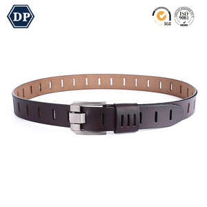 DP020-2 Gros personnalisé pleine fleur en cuir de vachette véritable homme ceinture - Product Image 4