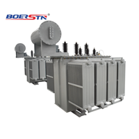 Transformateur de puissance triphasé immergé dans l'huile 35 kV avec changeur de tap sous charge, grande capacité, bobinage en cuivre, transformateur de transmission
