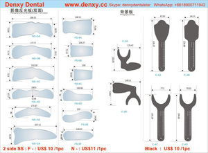 Denxy ทันตกรรมภาพความคมชัดชุดทันตกรรมภาพพื้นหลังสีดำ Palatal ความคมชัด - Product Image 6
