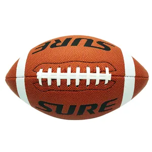 Custom Print Logo Composite Leather Size F9 F7 F6 F5 F3 Men Youth Junior Peewee Lil Ballerz Football