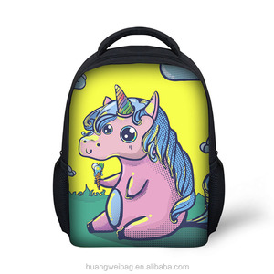 2017 Haute Qualité enfants sac d'école Enfants Pique-Nique Sac À Dos avec belle cheval pronted - Product Image 6