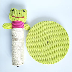 Grosir Kustom Lucu Kecil Kucing Pohon Gaya Kartun Kucing Scratcher Mainan Sisal Menggaruk Pos - Product Image 6