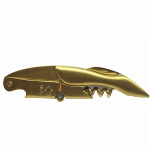 สลักเกลียวไวน์โลหะสีทองคุณภาพสูงที่เปิดสแตนเลสและอลูมิเนียมที่ไม่ซ้ําใครที่เปิดเบียร์เป็นมิตรกับสิ่งแวดล้อม - Product Image 2