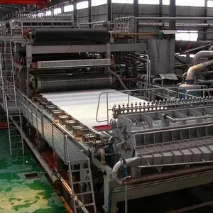 Máquina de papel Kraft de papel marrón, maquinaria de molino de papel Leizhan de China