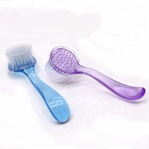 Venta caliente <span class=keywords><strong>precio</strong></span> de fábrica de plástico mango largo de cabeza redonda de <span class=keywords><strong>uñas</strong></span> de manicura cepillo limpiador profesional de alta calidad de cuidado de <span class=keywords><strong>uñas</strong></span> cepillo - Product Image 4
