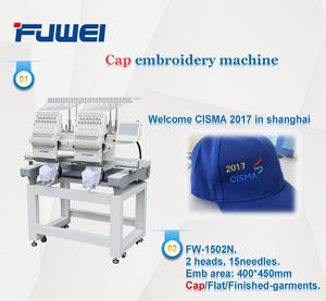 Fuwei Máy Thêu Mũ 15 Kim Mini Vi Tính Hai Đầu Với Giá Xuất Xưởng Tốt - Product Image 4