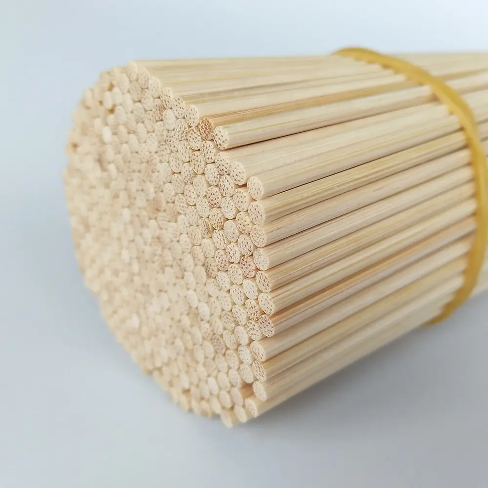 Bastão de bambu de 4.0mm para marshmallows ou pirulito