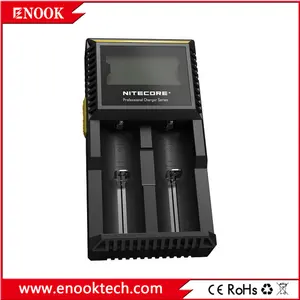 2015 usine gros <span class=keywords><strong>Nitecore</strong></span> digicharger D2 intellicharger 18650 <span class=keywords><strong>chargeur</strong></span> de batterie universel avec US/EU/UK plug - Product Image 1