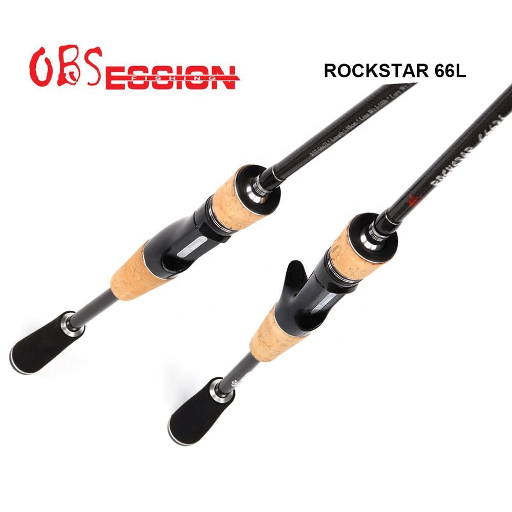 Rockstar FUJI 1.98m Spinning Fishing Rod - Ultra Light