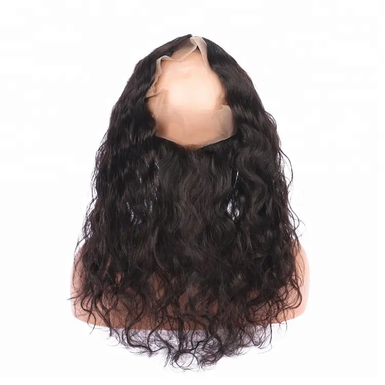 Hair factory large stock unprocessed virgin hair 360 lace frontal wig