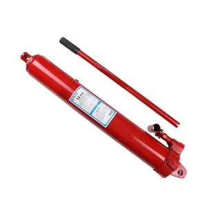 12 ton hand operated oil pump hydraulic long ram jack for engine lift