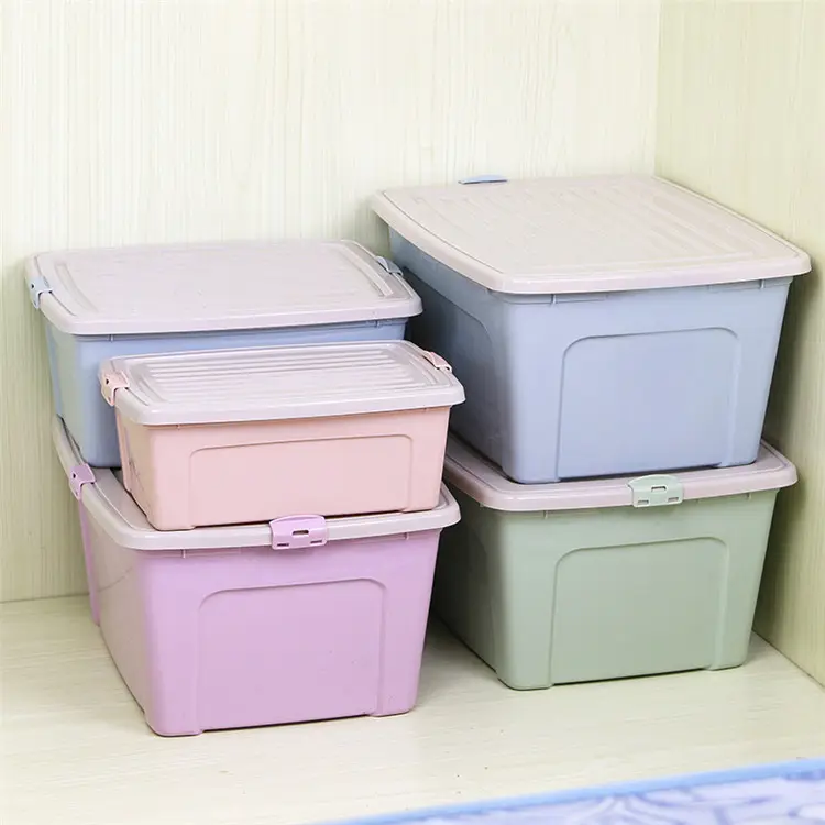 Fashion PP Plastic Household Plastic cloths toys office Box Storage organizer