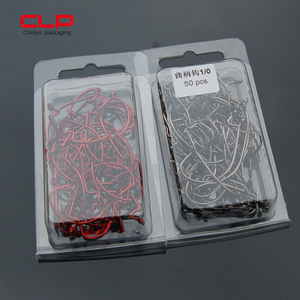 Cheap custom plastic fishing lure tackle packaging box