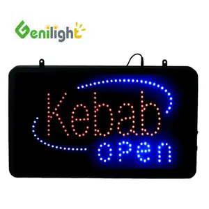 Genilight Indoor 56*33センチメートルAdvertising KEBAB LED Moving Open Sign