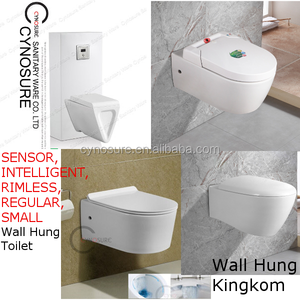 Toilette murale en céramique, confortable, sans bords, bt, suspension murale - Product Image 2