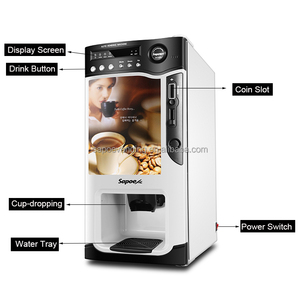 Có Lợi Nhuận Đơn Giản Tự Động Thông Minh 3 Trong 1 Cà Phê Đồ Uống Điện Tử 24 Giờ Hàn Quốc Cà Phê Máy Bán Hàng Tự Động - Product Image 3