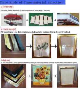 Tranh Sơn Dầu Nghệ Thuật Treo Tường Hình Cá <span class=keywords><strong>3</strong></span> Tấm Trang Trí Nhà Hàng Thời Trang In Phong Cảnh Cá Sẵn Sàng Treo - Product Image 4