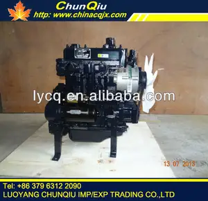 Changchai ZN390Q 3 silinder mesin diesel untuk LTC3B/LTC4B/LTC203 jalan rol